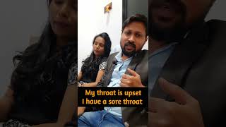 English Conversation | Sore Throat Meaning in Hindi | Funny Couple Talk |English Communication Skill