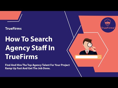How to search Agency Staff in Truefirms | IT Staff Augmentation Company | May 2023