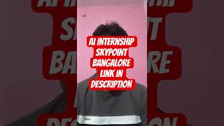 Skypoint AI Internship 2025 | Bengaluru | Python, LLM, Generative AI, Databricks