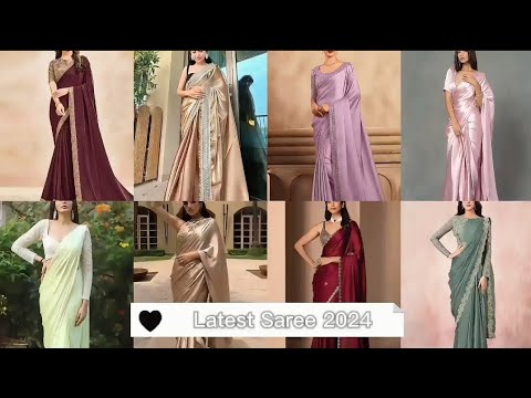 Latest Saree Designs 2024 | Indian/Pakistani Style Saree | Party Wear Saree Designs #saree