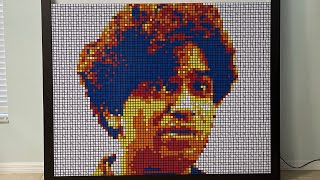 Squid Game 🦑 Ali made out of Rubik’s Cubes 🧩