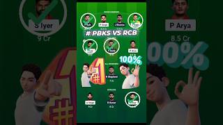 #pbksvsrcbdream11prediction  #ipl2025 #cricket #dream11 #dream11team #dream11prediction #2025 #ipl