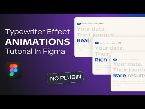 How to Animate Typewrite Effect in Figma | Beginner Guide