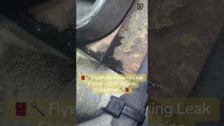 🛢️🔧 Flywheel Housing Leak Found – DD15 Engine Inspection 🔧🛢️