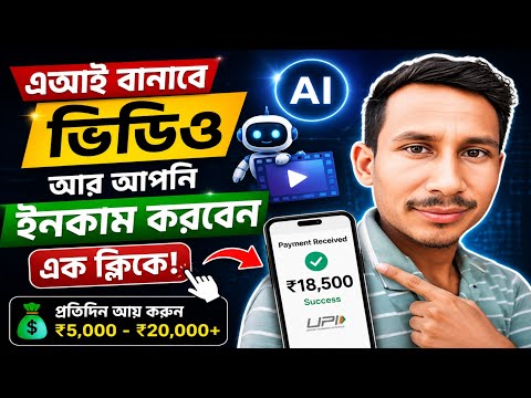 AI বানাবে ভিডিও 🤯 আর আপনি করবেন ইনকাম 💸 | এক ক্লিকেই টাকা আয়!/Mkr