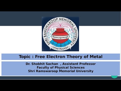 Free Electron Theory of Metal / Faculty of Physical Sciences