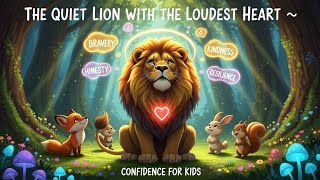 The Quiet Lion with the Loudest Heart 🦁❤️ | Confidence for Kids