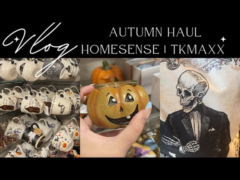 autumn is coming | halloween shopping vlog HomeSense, TKMaxx, Home Bargains