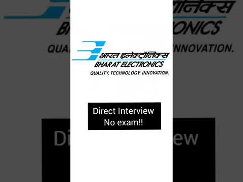 BEL recruitment 2022 | Direct interview | no exam | job vaccancy 2022