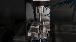 Cutting A36 plates on our Hurco VM101