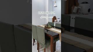 Dining Chair Cover | Holiday Reset #diningchaircovers