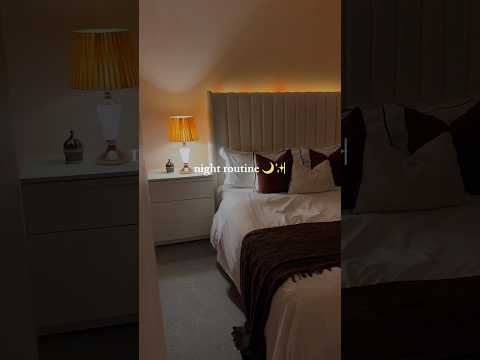 Selfcare night routine 🌙✨ #nightroutine #SelfCare #skincare #aesthetic #cozy #cleangirl #shorts