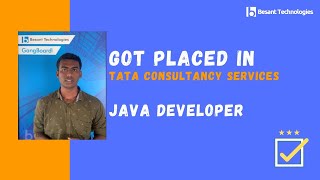 Besant Technologies Tambaram Placement Review | Balavignesh  Got Placed in TCS as Java Developer