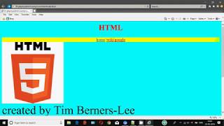 simple web page creation in html