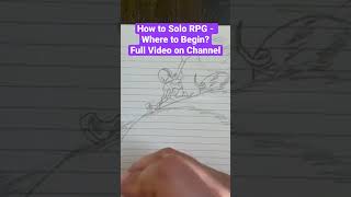 How to Start Solo RPG - Where to Begin? #ttrpg