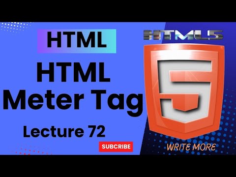 HTML 5 | HTML lecture 72 | HTML Meter Tag