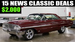 15 Cheap classic cars for sale by owner. Priced at $2,000 to $9,750