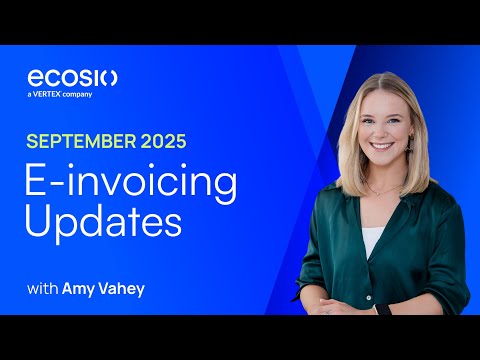 E-invoicing Updates - September 2025