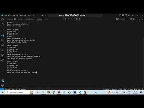 Simple To-Do List Java Project | With Source Code | Internship Tasks | Without GUI | Console Based