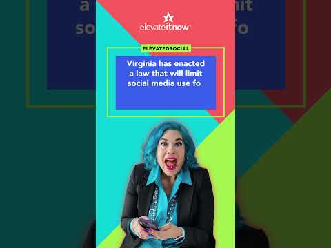 NEW Virginia law that will limit social media use for users under 16 to one hour per day