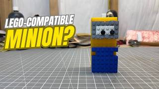 Minion Inspired 3D Printed LEGO Compatible Letter I  | Overture PLA 