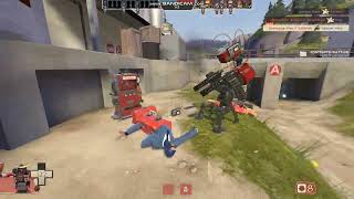 Team Fortress 2 - Offline training (Scriptless) on CP Gorge (RED Team; Hard; 23 bots + player)