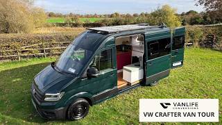 Van Tour | VW Crafter MWB Conversion Motormelon | Off-grid with huge electrical set up | Gasless