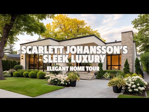 Scarlett Johansson’s Sleek Luxury Elegant Home Tour
