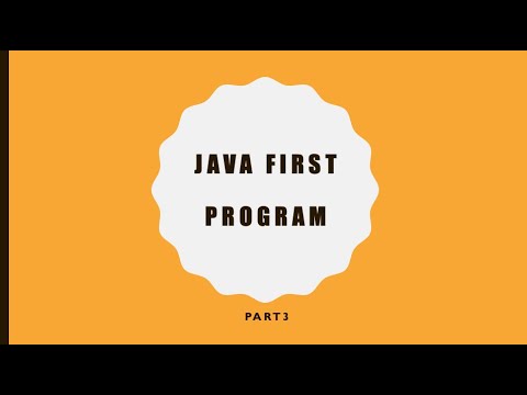 Learn Java First Program/ How to write Java Program in Editplus