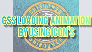 How to Create CSS loading Animation by Using Icon's || CSS loader animation ||#short #CssHoverEffect