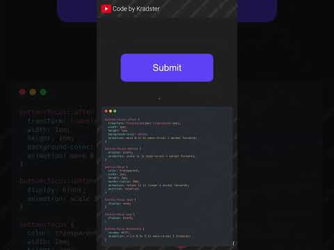✨ Slick Submit Button Animation | HTML & CSS Magic!