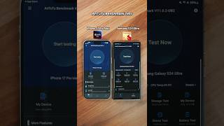 iPhone 17 Pro Max Vs Samsung S24 Ultra AnTuTu Benchmark Score Test