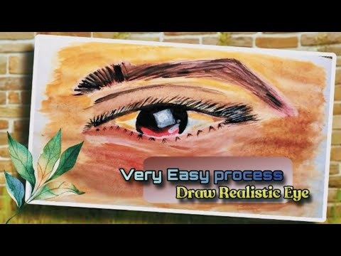 Very Easily Draw a Realistic Eye||How to Draw a Realistic Eye?||Follow 8step & draw realistic Eye||