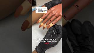 Beginner nail tech tips #beginnernailart #beginnernailtech