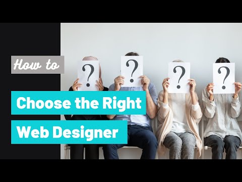How to Choose a Web Designer