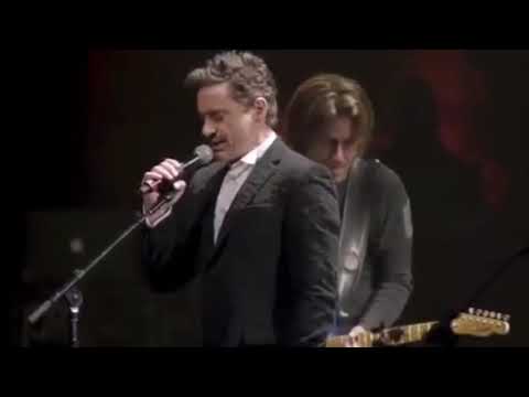Robert Downey with Sting - Jr Driven to Tears