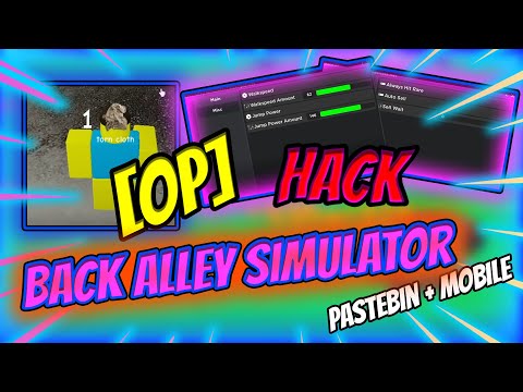 [FIXED] Back Alley Simulator PASTEBIN SCRIPT GUI: Insta Rare Hit, Auto Sell, Timer & More 2023