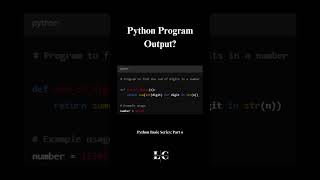 Python Basic Series: Part 9 - Sum of Digits of a Number Program 🔢