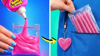EVERY GIRL NEEDS THIS! 💖🎒 Genius School & Lifestyle Hacks by 123 GO!