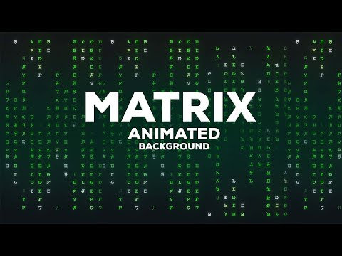 Matrix animated Background