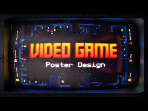 Video Game Poster Design Process