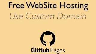 Use Custom Domain With Github Pages
