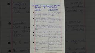 What is the difference between the compiler and interpreter || Computer Mentor