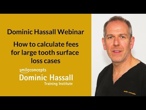 How to set and calculate fees for large tooth surface loss cases