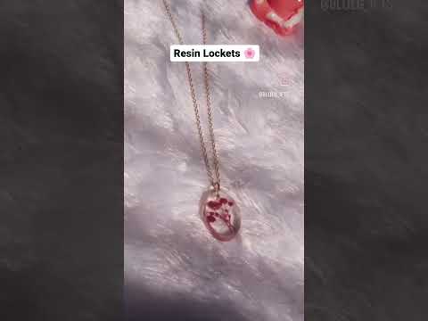 Resin Lockets 🦋✨ Jewellery | Small Business