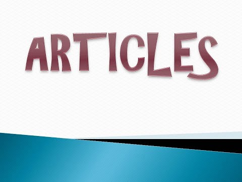 Articles