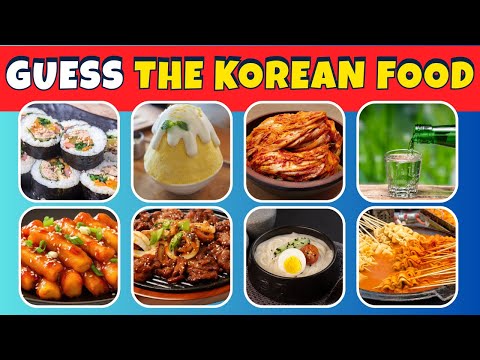 Guess the Korean Food in 3 Seconds 🇰🇷🍚🥢🍜 | Most Popular Foods & Meals & Drinks | Food Quiz