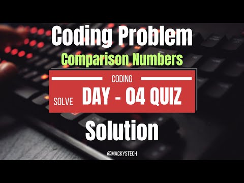 Dai - 04 | Comparison Numbers Question | C++ | Coding Question #coding #programming