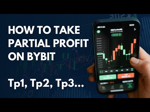 How to take partial profit on your running trade on bybit.