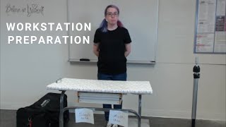 Workstation Preparation for Michigan State Board Practical Exam